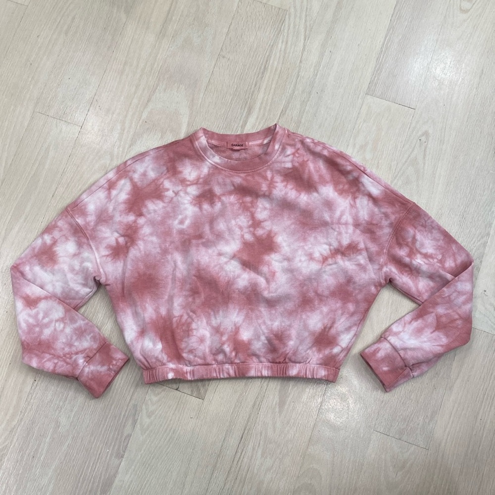 Garage Pink XS Tie-Dye Sweater (matching sweatpants also for sale)